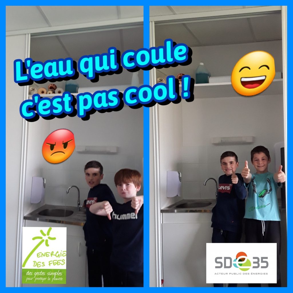 L'eau qui coule c'est pas cool !